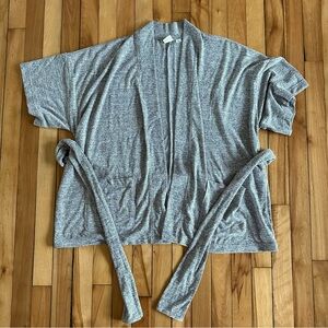 Gap Gray Wrap Sweater